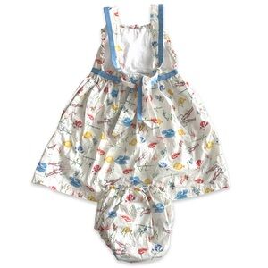 Oso & Me Fish Kiss Dress & Bloomer Set